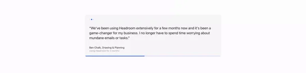 Headroom — Custom Software, Built for Your Business - Landing design inspiration