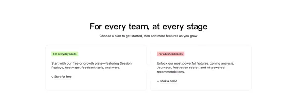 Contentsquare: all-in-one experience intelligence platform - Landing design inspiration