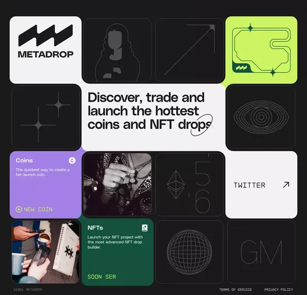Metadrop - Landing design inspiration