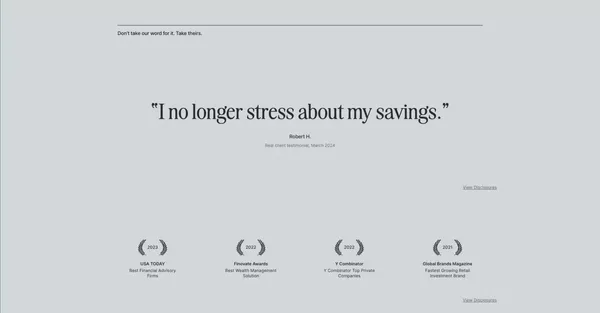 Titan - Track Your Wealth. Trade. Invest. - Landing design inspiration