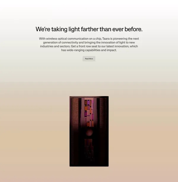 Taara - Landing design inspiration