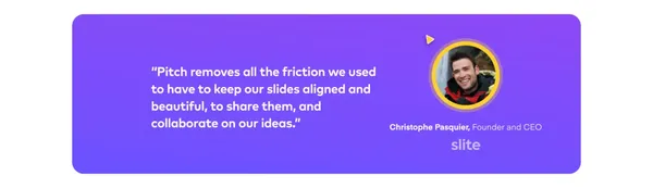 Pitch | Collaborative presentation software for modern teams - Landing design inspiration