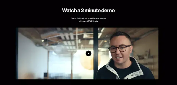 Format - Landing design inspiration