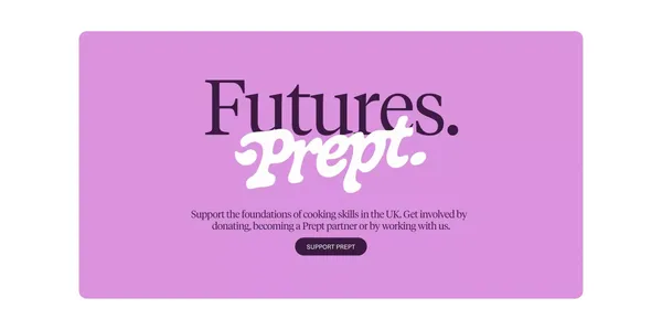 Prept | The foundation for satisfying food futures. - Landing design inspiration