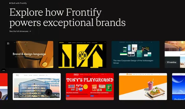 Frontify: Where Brands Live  - Brand Management Software - Landing design inspiration