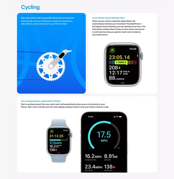 watchOS 10 Preview - Apple - Landing design inspiration