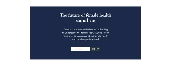 inne | Cycle- & Ovulation Tracker | Progesterone Saliva-Test - Landing design inspiration