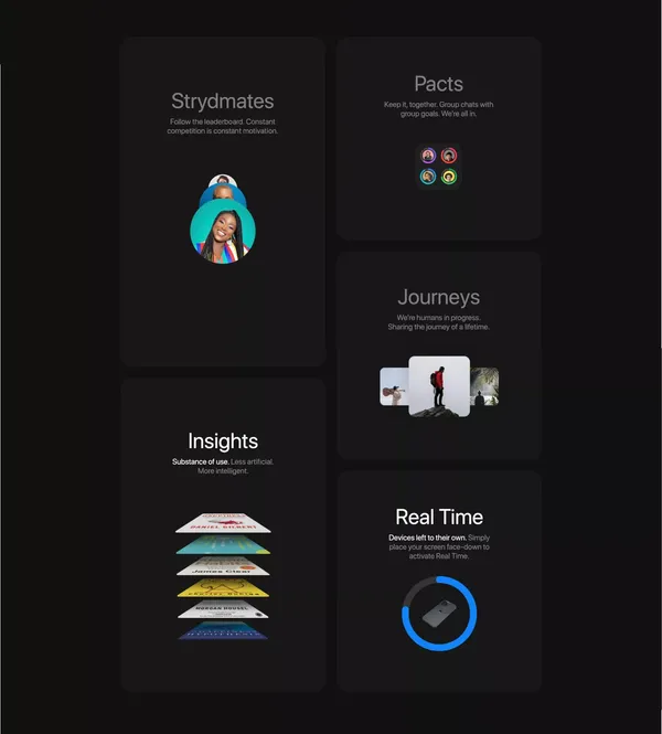Stryds - Landing design inspiration