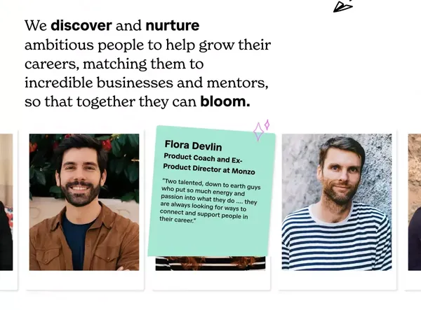 bloom - Landing design inspiration