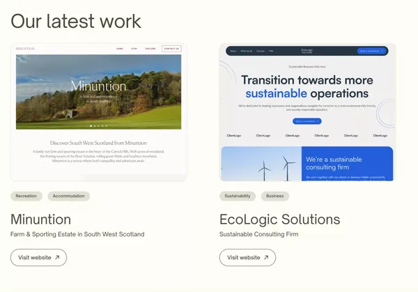 Embra Digital | Edinburgh | Leading Web Design Scotland - Landing design inspiration