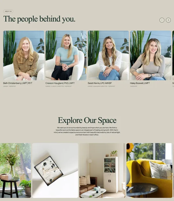 Sage Hill | Individual, Couples, & Group Counseling in Nashville, TN - Landing design inspiration