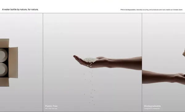 Cove Water - Landing design inspiration