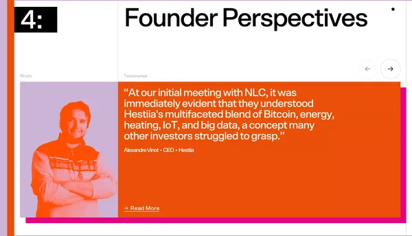 NLC | New Layer Capital - Portfolio design inspiration