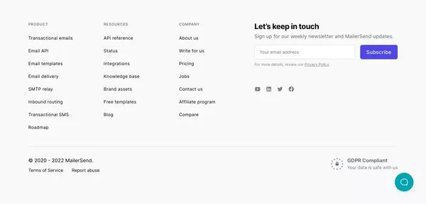 Transactional email service that delivers    -        MailerSend - Landing design inspiration