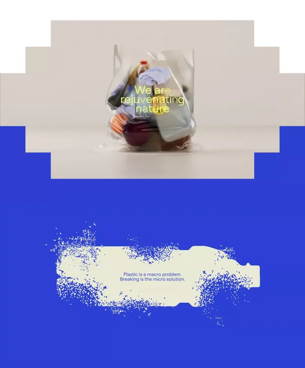 Breaking | Plastic Degradation - Landing design inspiration