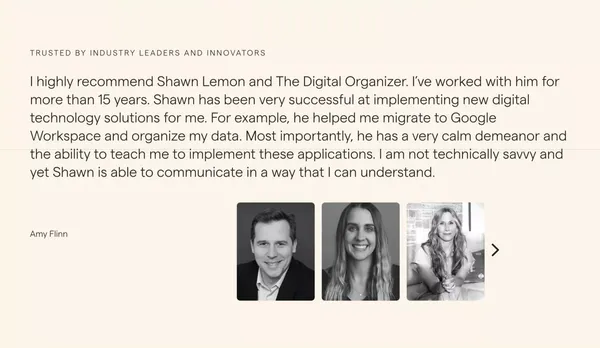 Workflow Optimization for Business | The Digital Organizer - Landing design inspiration