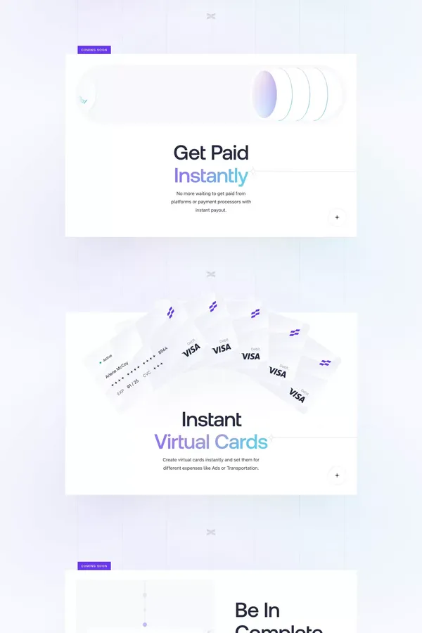 Winden: Business Banking for Entrepreneurs - Landing design inspiration
