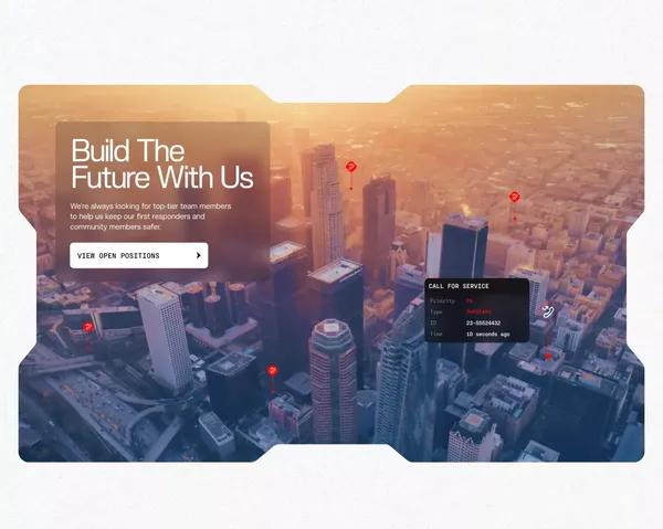 Aerodome - Landing design inspiration