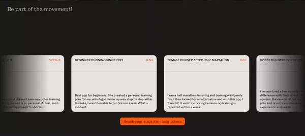 Trait. Train uncommon. - Landing design inspiration