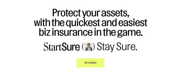 StartSure - Landing design inspiration