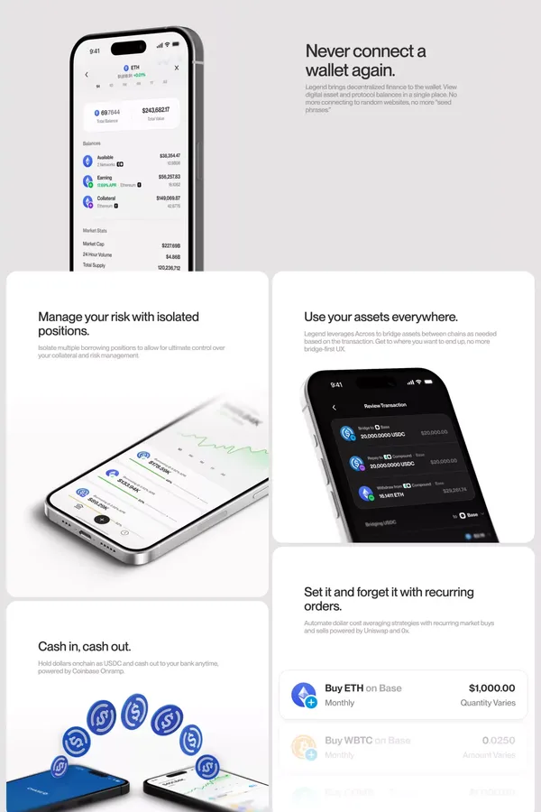 Legend - Landing design inspiration