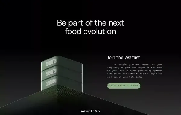 SYSTEMS | Next-gen meals at your doorstep - Landing design inspiration