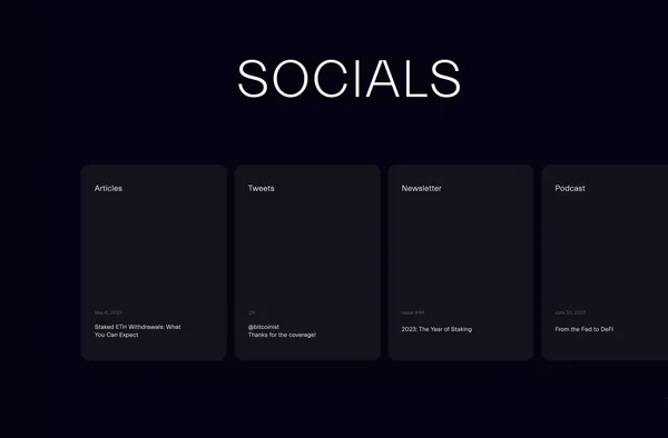 Ether Capital - Landing design inspiration