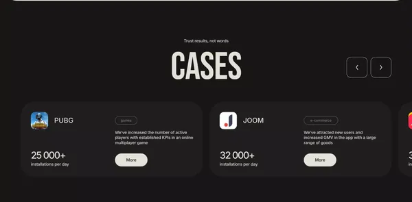HunterMob — Mobile app marketing agency - Landing design inspiration