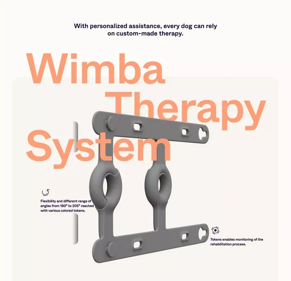 Wimba - Let's restore pets mobility together! - WIMBA - Landing design inspiration