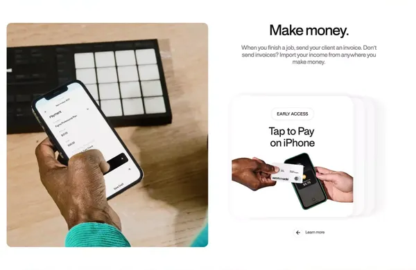 WorkMade - Landing design inspiration