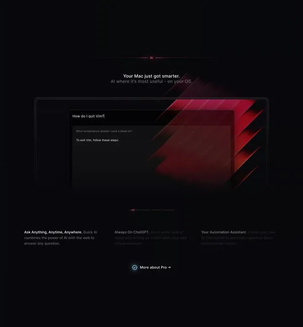 Raycast - Your shortcut to everything - Landing design inspiration