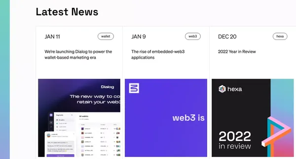 Hexa - A new way for entrepreneurship - Landing design inspiration