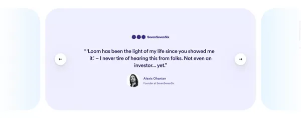 About Us | Loom - Landing design inspiration