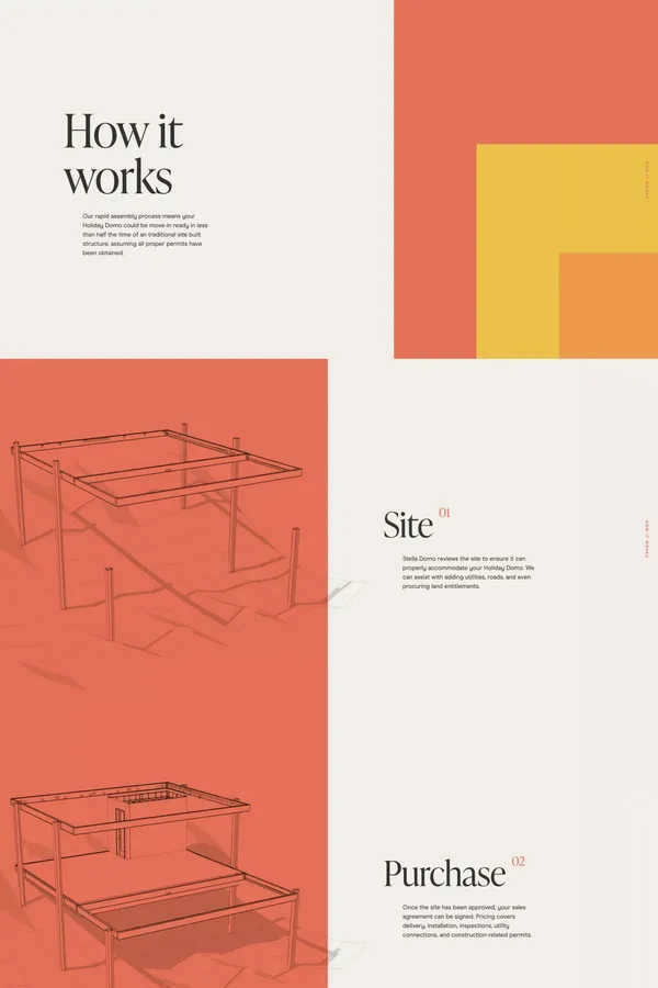 Stella Domo - Landing design inspiration