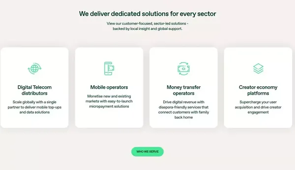 DT One | Smart. Mobitech. Solutions. - Landing design inspiration