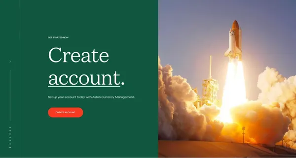 Home | Aston Currency Management - Landing design inspiration