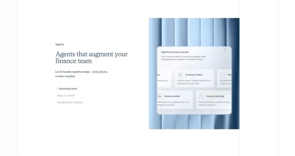 Sequence - Landing design inspiration