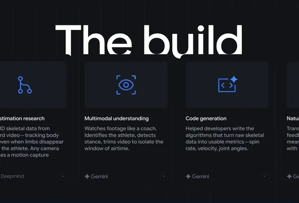 Google Cloud x Team USA - Landing design inspiration