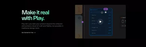 Play - Design and ship mobile apps with the power of iOS & SwiftUI - Landing design inspiration