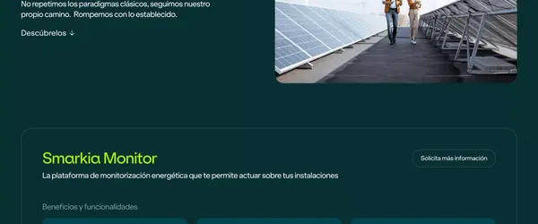 Smarkia - Landing design inspiration