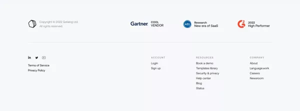Qatalog | Your Bespoke Operating System for Work - Landing design inspiration