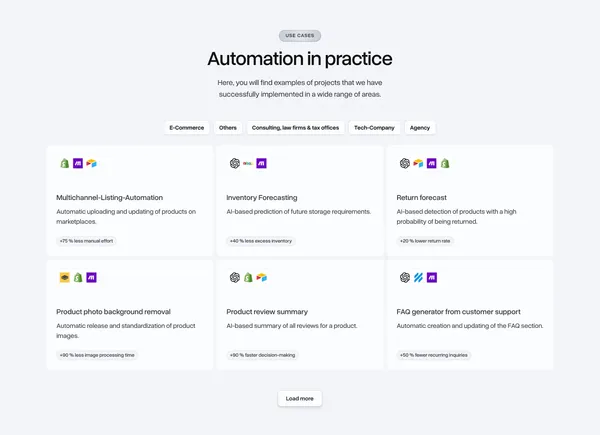 Your AI & Automation Agency — bakedwith - Landing design inspiration
