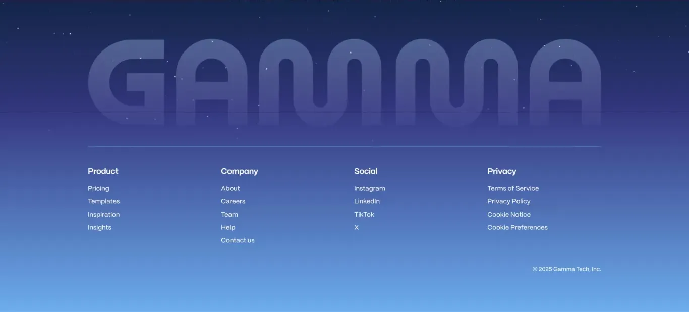 Footer