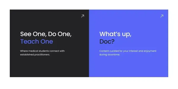 Career tools for Physicians | CareerMD - Landing design inspiration