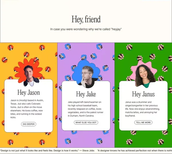heyjay.studio - Landing design inspiration