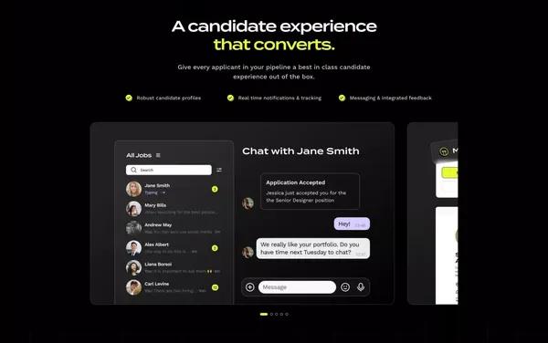 Parallel | Modern Hiring Tools for Startups - Landing design inspiration