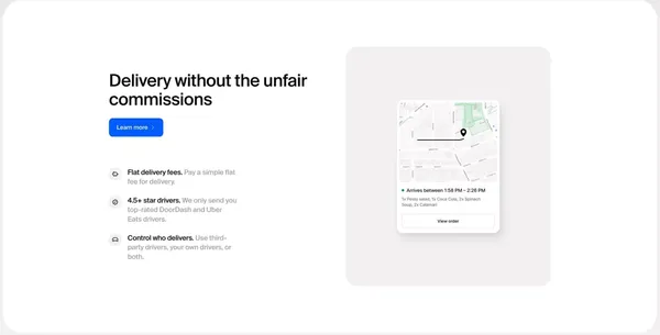 Online Ordering and Restaurant Marketing System | Owner.com - Landing design inspiration
