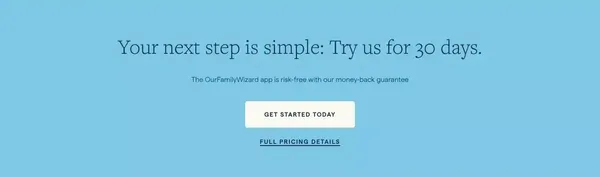 OurFamilyWizard - Best Co-Parenting App for Child Custody - Landing design inspiration