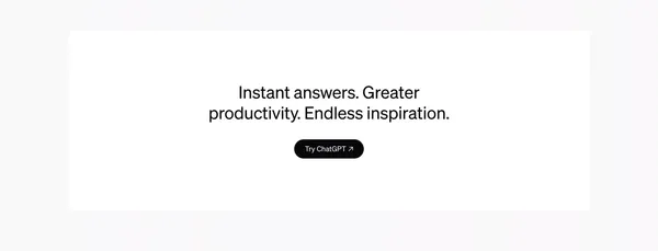 OpenAI - Landing design inspiration