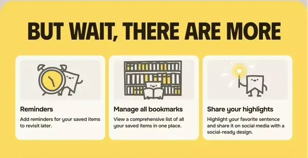 SaveDay - AI Bookmark Manager and Web Highlight - Landing design inspiration
